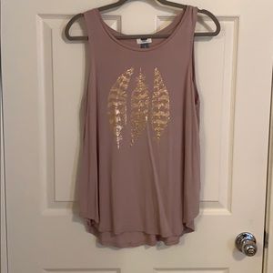 Long Light Pink Tank